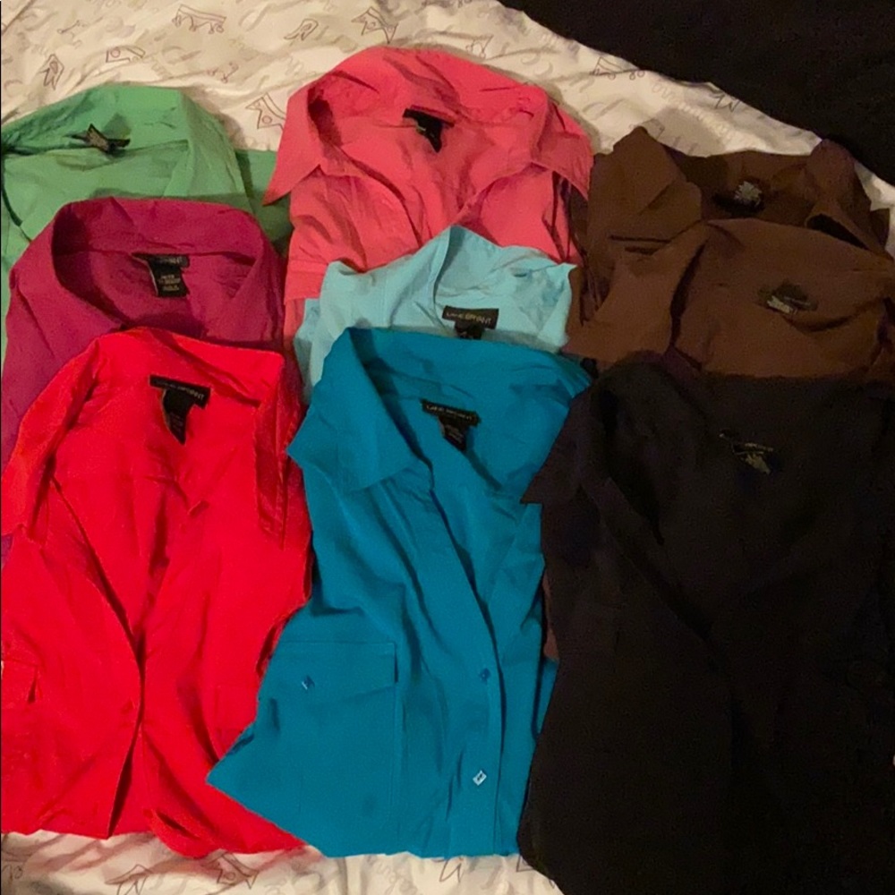 Lane Bryant Button Down Shirts - All together!